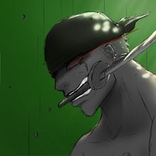 Roronoa zoro. Traditional illustration project by Ivan DURAN - 09.05.2022