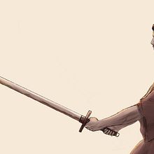 Moi samourai. Traditional illustration project by Ivan DURAN - 09.05.2022