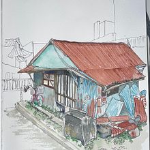 Pen, ink, watercolor. Traditional illustration project by jthbird - 09.05.2022