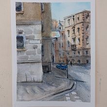 My project for course: Architectural Sketching with Watercolor and Ink. Un proyecto de Bocetado, Dibujo, Pintura a la acuarela, Ilustración arquitectónica, Sketchbook e Ilustración con tinta de danielloh_70 - 05.09.2022