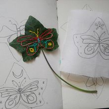 My project for course: Extraordinary Embroidery: Explore Alternative Organic Materials. Embroider, Textile Design, Arts, and Crafts project by Claire Mullan - 09.05.2022