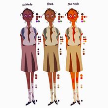 Storybeats de cortometraje "Anhelo" Ein Projekt aus dem Bereich 2-D-Animation, Kino, Video und TV, Traditionelle Illustration, Animation von Figuren und Design von Figuren von Valeria Castañeda - 06.09.2022