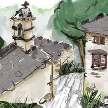 Mi proyecto del curso: Sketchbook pictórico en gouache. Projekt z dziedziny Trad, c, jna ilustracja, Sketching,  R, sunek,  R, sunek architektoniczn, Sketchbook i Malowanie gwaszami użytkownika Soledad Arconada - 06.09.2022