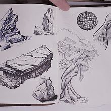 Il mio progetto del corso: Sketchbook fantastico: disegna personaggi con l'immaginazione. Traditional illustration, Creativit, Drawing, and Sketchbook project by anna_st - 09.06.2022