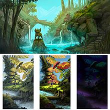 My project for course: Color Theory: How to Apply It to Your Images. Projekt z dziedziny Ilustracja c, frowa, Concept art, Malarstwo c, frowe i Teoria barw użytkownika Chrysoula Varia - 06.09.2022
