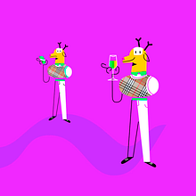 Wavezoo App. Un proyecto de Motion Graphics, Ilustración tradicional, Diseño de personajes, Publicidad y Animación de Margarito Estudio - 06.09.2022