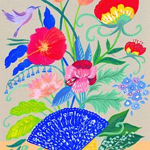 My project for course: Floral Illustration with Gouache Paint. Digital Illustration, Botanical Illustration, and Gouache Painting project by Catherine Rompais - 09.04.2022