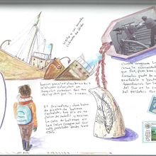 Mi proyecto del curso: Bitácora de viaje ilustrada con técnicas mixtas. Un proyecto de Dibujo, Pintura a la acuarela, Sketchbook, Ilustración con tinta y Dibujo con lápices de colores de Monika Schillat - 06.09.2022