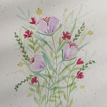 Mon projet du cours : Création d’une composition florale à l’aquarelle. Un projet de Illustration traditionnelle, Beaux Arts, Peinture, Aquarelle, Illustration botanique et Illustration naturaliste de FR - 07.09.2022