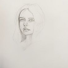 My project for course: Portrait Sketchbooking: Explore the Human Face. Projekt z dziedziny Sketching,  Rysunek, Portrety,  Rysunek artystyczny i Sketchbook użytkownika rebekahfarout - 06.09.2022
