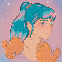 Mi proyecto del curso: Retratos digitales de fantasía con Photoshop. Projekt z dziedziny Trad, c, jna ilustracja,  R, sunek, Ilustracja c, frowa, Portret, R, sunek c, frow, Malarstwo c i frowe użytkownika María Rodríguez Yuste - 01.09.2022