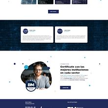 Mockup web BIT Ein Projekt aus dem Bereich Traditionelle Illustration, Design und Webdesign von Enric Bellsolà - 07.09.2022