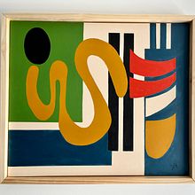 Mi proyecto del curso: Diseño de composiciones de arte abstracto. Design, Traditional illustration, Fine Arts, Graphic Design, and Digital Design project by Viviana Rojas - 09.07.2022