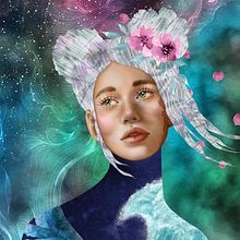 Mi proyecto del curso: Retratos digitales de fantasía con Photoshop Ein Projekt aus dem Bereich Traditionelle Illustration, Zeichnung, Digitale Illustration, Porträtzeichnung, Digitale Zeichnung und Digitale Malerei von Claudia Ali - 07.09.2022