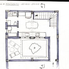 Progetto appartamento 60 mq. Projekt z dziedziny  Architektura,  R i sunek architektoniczn użytkownika danielepizzurro - 07.09.2022