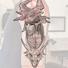 Mi proyecto del curso: Diseño e ilustración digital de tatuajes con Procreate. Een project van Traditionele illustratie, Grafisch ontwerp, Digitale illustratie,  Tatoeageontwerp y Digitale tekening van Andy Barklyn - 06.09.2022