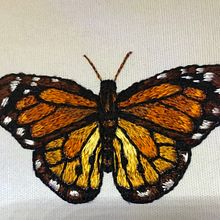 Mon projet du cours : Technique de broderie réaliste. Ilustração tradicional, Bordado, e Design têxtil projeto de Virginie Diet - 08.09.2022