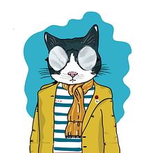 Gatos Novotel. Un progetto di Illustrazione tradizionale e Pubblicità di Pere Giménez - 05.03.2021