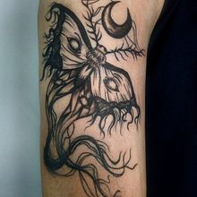 Meu projeto do curso: Técnicas de tatuagem blackwork com fine line. Tattoo Design project by Layana Lici - 09.08.2022
