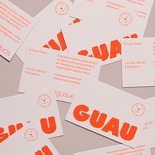 Diseño y logotipo para GUAU. Br, ing, Identit, Graphic Design, Logo Design, and Social Media project by La Tecla Studio - 09.08.2022