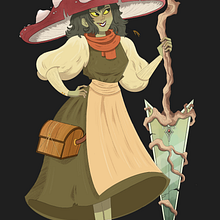 Poisonous . Projekt z dziedziny Trad, c, jna ilustracja i Projektowanie postaci użytkownika Elena Aragoneses - 08.09.2022