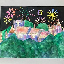 Beauty and the Beast. Traditional illustration, Fine Arts, Painting, Pencil Drawing, Drawing, Watercolor Painting, Children's Illustration, and Narrative project by ktjoyp - 09.09.2022