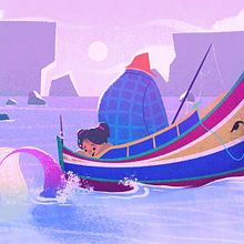 My project for course: Fantastical Illustrations with Procreate. Projekt z dziedziny Trad, c, jna ilustracja, Ilustracja c, frowa, R, sunek c i frow użytkownika egal9326 - 09.09.2022