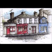 My project for course: Expressive Architectural Sketching with Colored Markers . Membuat sketsa, Menggambar, Ilustrasi Arsitektur, Buku sketsa & Ilustrasi Tinta proyek oleh rpenczek - 09.09.2022