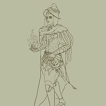 Mundo de rol "catedral de la ceniza". Un proyecto de Ilustración tradicional y Diseño de personajes de Luca Prida Carrero - 06.08.2022