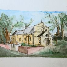 Mój projekt z kursu: Rysunek architektoniczny akwarelą i tuszem. Un proyecto de Bocetado, Dibujo, Pintura a la acuarela, Ilustración arquitectónica, Sketchbook e Ilustración con tinta de Agnieszka Martyniuk-Drobysz - 09.09.2022