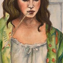 My project for course: Watercolor Portrait from a Photo. Traditional illustration, Watercolor Painting, and Portrait Drawing project by Laura Di Stefano - 09.09.2022