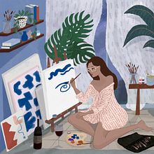Mi proyecto del curso: Historias ilustradas con Procreate: explora texturas y pinceles. Een project van Traditionele illustratie, Digitale illustratie, Digitale tekening, Sketchbook y Verhaallijn van Ludmila Govednik - 10.09.2022