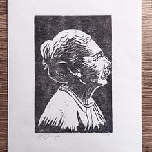 Xilogravura Dra Nise. Traditional illustration, Arts, Crafts, Fine Arts, Printing, Portrait Drawing, and Engraving project by elzadomingos - 09.10.2022