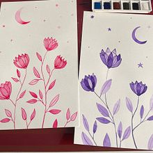 cours aquarelle V.C. Ein Projekt aus dem Bereich Traditionelle Illustration, Bildende Künste, Malerei und Aquarellmalerei von Stéphanie Fiszter - 10.09.2022