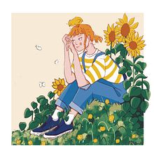 My project for course: Manga Illustration with Procreate. Projekt z dziedziny Trad, c, jna ilustracja, Projektowanie postaci, Komiks, Ilustracja c, frowa, R, sunek c, frow i Manga użytkownika Claire Idrac - 10.09.2022