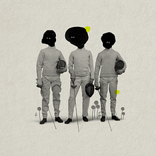 Ink Heads. Un progetto di Collage, Illustrazione tradizionale e Fotografia di Trini García - 10.09.2022