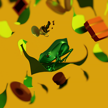 Un mal día en el árbol. 3D, Character Design, 3D Modeling, 3D Character Design, and 3D Design project by Jair Juárez - 09.11.2022