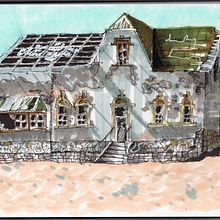 My project for course: Expressive Architectural Sketching with Colored Markers. Sketching, Drawing, Architectural Illustration, Sketchbook & Ink Illustration project by grilka - 09.11.2022
