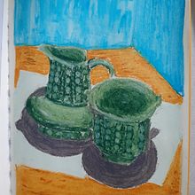My project for course: Creative Drawing with Oil Pastels. Ilustração tradicional, Artes plásticas, Desenho a lápis, e Desenho projeto de majka13-79 - 11.09.2022