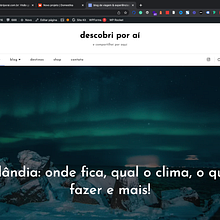 Meu projeto do curso: Criação de blogs: tom, marca e estratégia. Marketing, Web Design, Writing, Cop, writing, Digital Marketing, Content Marketing, E-commerce, Communication, Growth Marketing, and Content Writing project by Nathana Rebouças - 09.11.2022