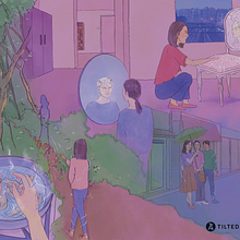 Strange Dreams: Three Tilted Axis Illustrations. Un progetto di Illustrazione tradizionale e Pittura di Haricha Abdaal - 11.09.2022