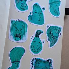 Creación de personajes a partir de manchas. Design, Character Design, and Creativit project by Ainhoa Venegas - 07.29.2022