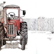 Mein Kursprojekt: Tagebuch illustrieren: Fülle dein Skizzenbuch mit Erlebnissen Ein Projekt aus dem Bereich Traditionelle Illustration, Skizzenentwurf, Zeichnung, Sketchbook und Illustration mit Tinte von Marleen Utech - 12.09.2022