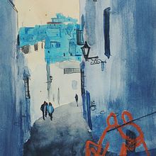 Mi proyecto del curso: Urban sketching contemporáneo con técnicas mixtas. Projekt z dziedziny Trad, c, jna ilustracja,  Malarstwo,  R, sunek architektoniczn,  R i sunek atramentem użytkownika juanjesusaragon - 12.09.2022