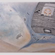 Ilustración expresiva trazo a trazo. . Traditional illustration, Editorial Design, Pencil Drawing, Drawing, Stor, board, Children's Illustration, Narrative, and Colored Pencil Drawing project by Josep Lluís Martín Salazar - 09.12.2022