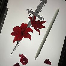 My project for course: Tattoo for Beginners. Tattoo Design project by Ruxandra Tudorica - 09.08.2022