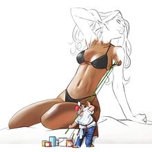 Dejad trabajar al artista. Een project van Traditionele illustratie van Josep Giró - 15.07.2022