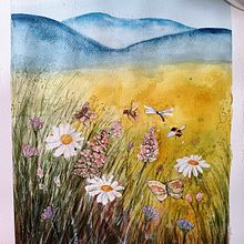 Meu projeto do curso: Ilustração da natureza com aquarela e carvão vegetal. Traditional illustration, Painting, and Naturalistic Illustration project by Katia Scott - 09.27.2022