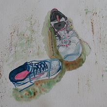 caminando Ein Projekt aus dem Bereich Aquarellmalerei von Wima Dathe - 12.09.2022