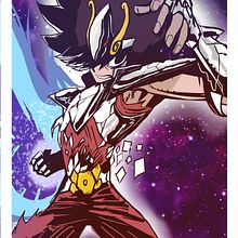Seiya - Pegaso. Een project van Traditionele illustratie y Film, video en televisie van afgallardob - 12.09.2022